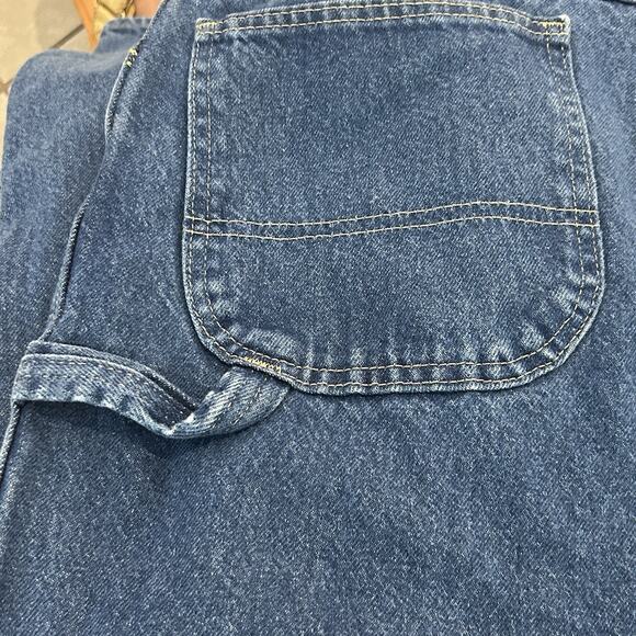 Dickies Jeans Men’s 42x30 Blue Straight Leg Workwear Carpenter - Picture 6 of 10